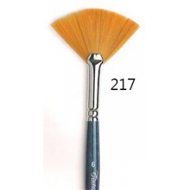 Pennello a ventaglio - sintetico ambra 217