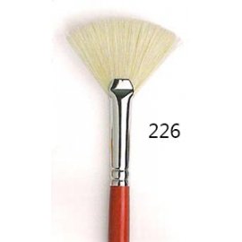 Pennello a ventaglio - setola bianca 226