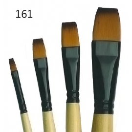 Pennello piatto - sintetico terra di Marte 161