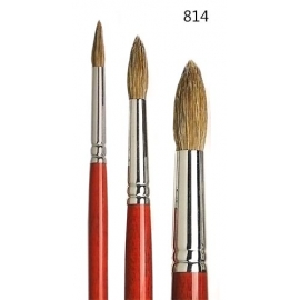 Pennello tondo - pelo bue chiaro 814