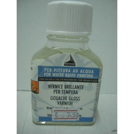 Vernice brillante per tempera
