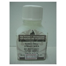 Vernice finale opaca all'acqua