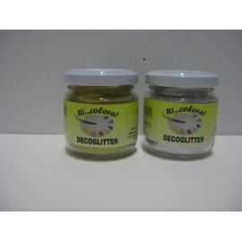 DECOGLITTER ORO E ARGENTO